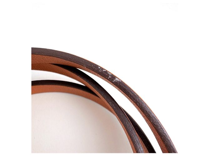 Hermès Bracciale Hermes Api 3 Charm Argento Arancione - vista 3