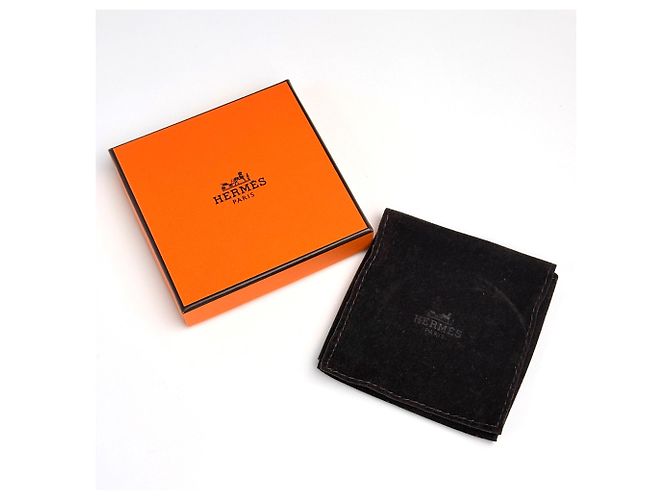Hermès Bracciale Hermes Api 3 Charm Argento Arancione - vista 7