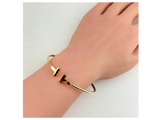 Pulsera rígida Tiffany & Co. de oro amarillo - vista 6