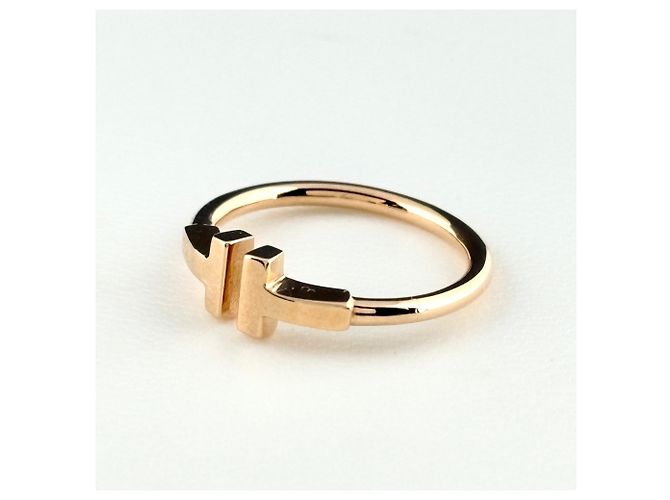 Tiffany T Anel Tiffany & Co. T Wire em ouro rosa - vista 2
