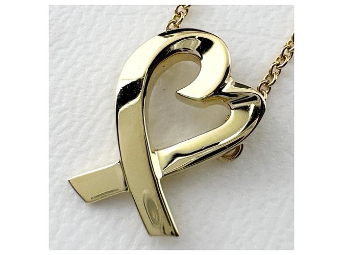 Collana Tiffany & Co. Loving Heart in oro giallo - vista 2