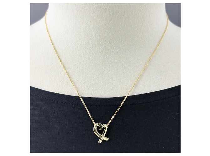 Collana Tiffany & Co. Loving Heart in oro giallo - vista 4