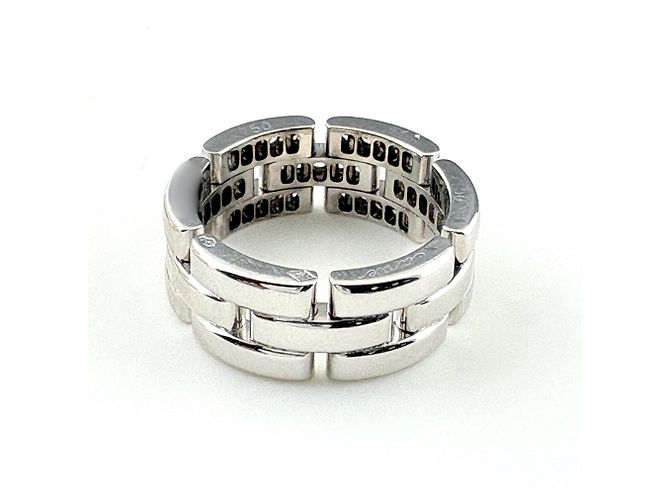 Anello Cartier Maillon Panthère mezzo diamante - vista 5