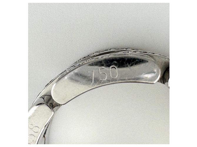 Anello Cartier Maillon Panthère mezzo diamante - vista 8