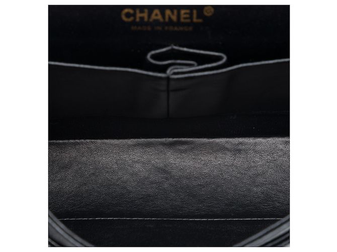 Chanel Black Medium Classic Caviar Double Flap Nero - vista 4
