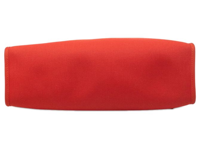 Hermès Orange Toile Herbag Zip 31 Arancione - vista 3