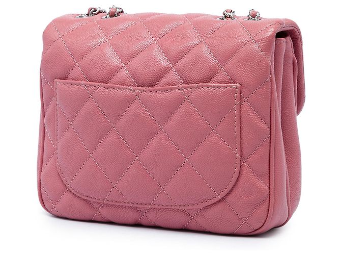Chanel Pink Small Quilted Caviar Urban Companion Flap Rosa - vista 2