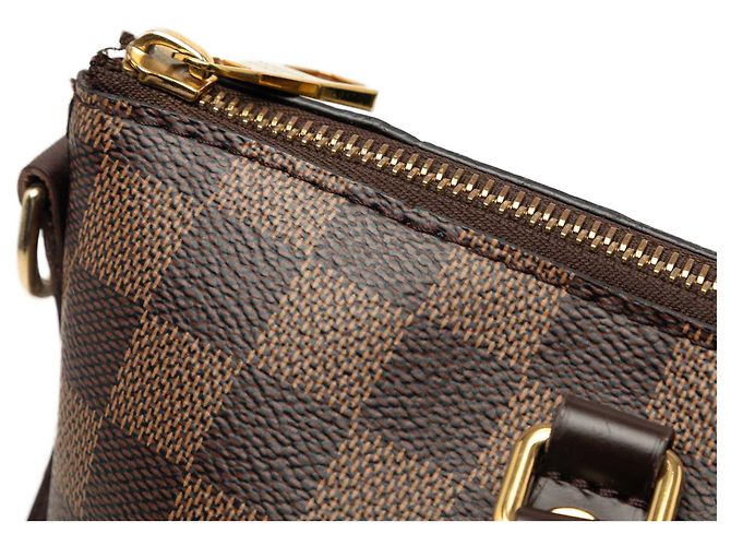 Louis Vuitton Brown Damier Ebene Siena PM Marrone - vista 6