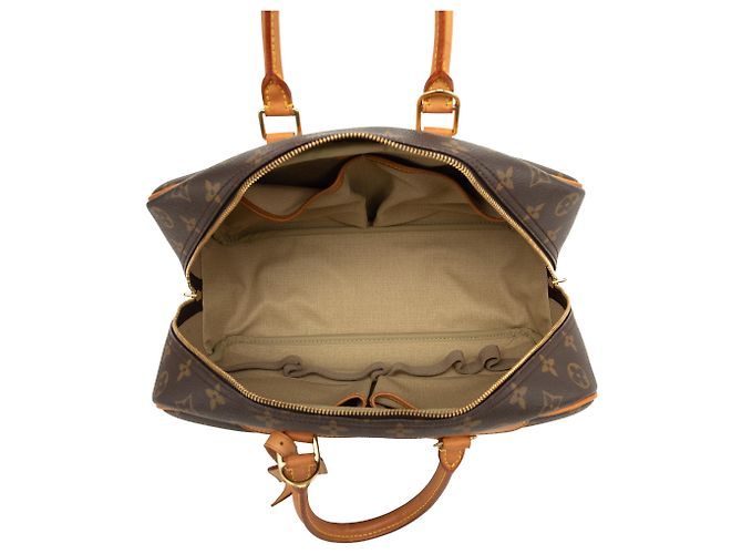 Louis Vuitton Brown Monogram Deauville Marrone - vista 4