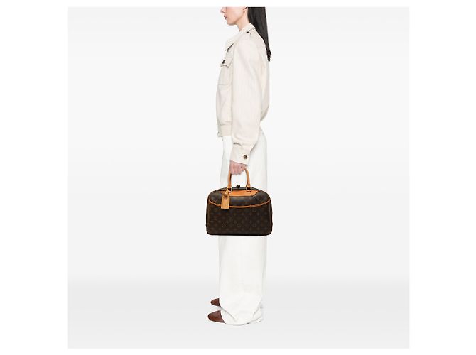 Louis Vuitton Brown Monogram Deauville Marrone - vista 6
