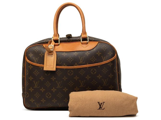 Louis Vuitton Brown Monogram Deauville Marrone - vista 7