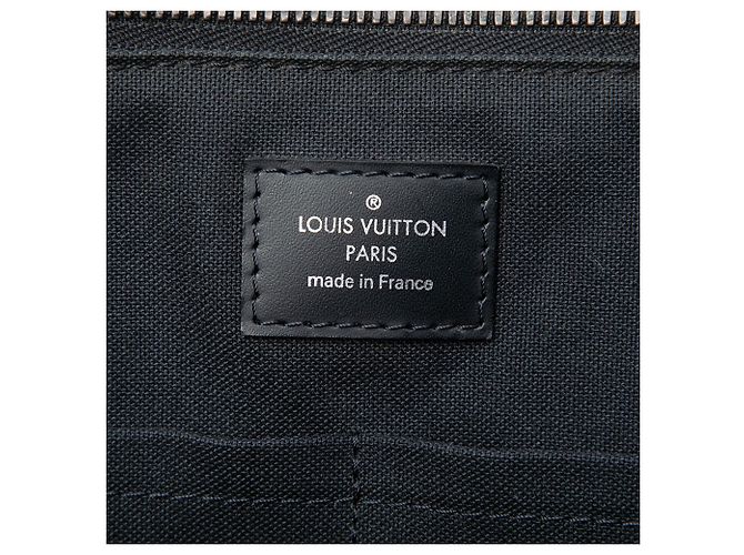 Louis Vuitton Black Damier Graphite Porte Documents Jour Nero - vista 5