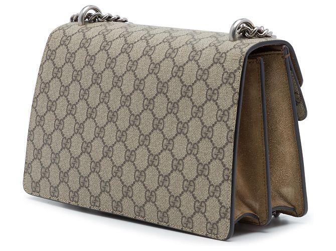 Borsa a tracolla Gucci Dionysus Medium GG Supreme Beige - vista 2