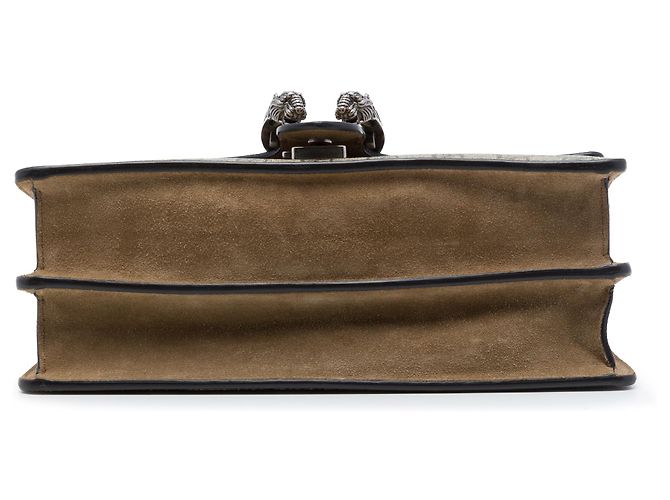 Borsa a tracolla Gucci Dionysus Medium GG Supreme Beige - vista 3