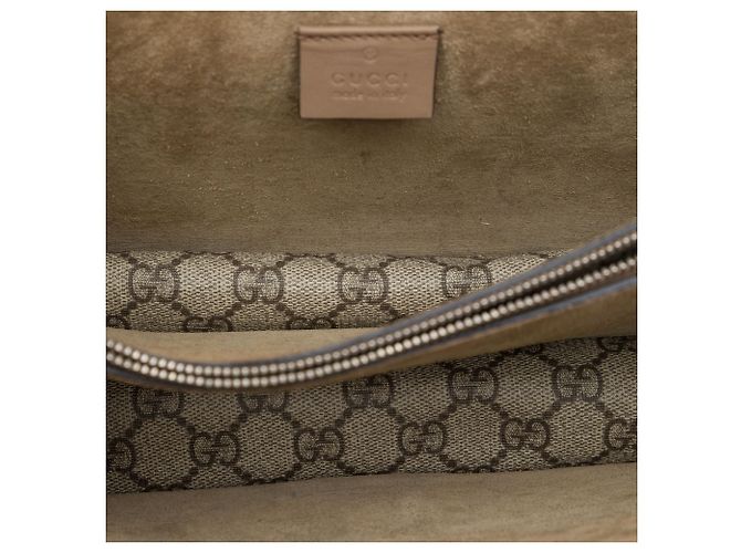 Borsa a tracolla Gucci Dionysus Medium GG Supreme Beige - vista 4