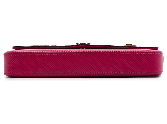 Louis Vuitton Pink Epi Pochette Felicie Patchwork Rosa - vista 3