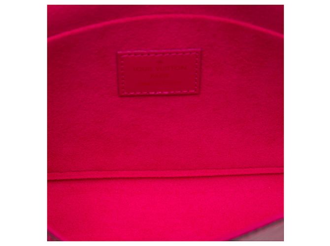 Louis Vuitton Pink Epi Pochette Felicie Patchwork Rosa - vista 4