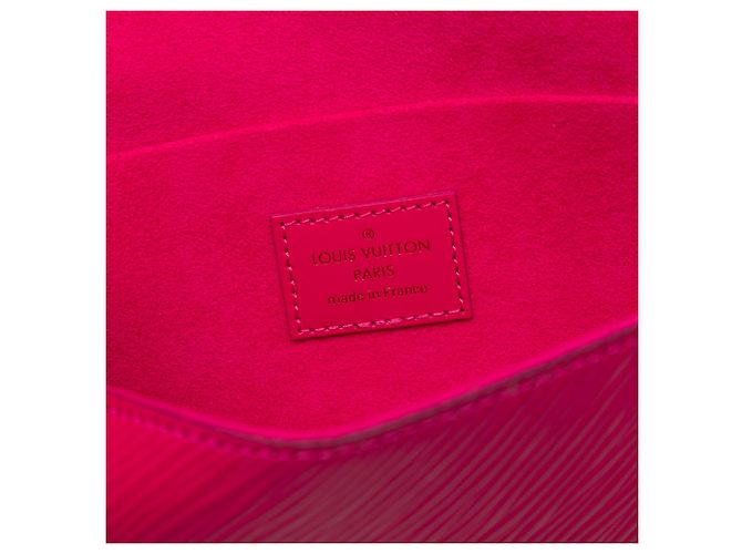 Louis Vuitton Pink Epi Pochette Felicie Patchwork Rosa - vista 5