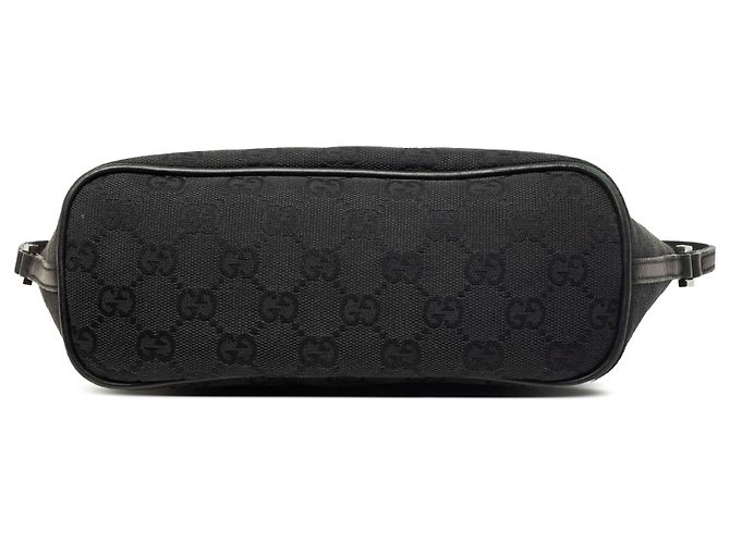 Gucci Black GG Canvas Boat Noir - vue 3