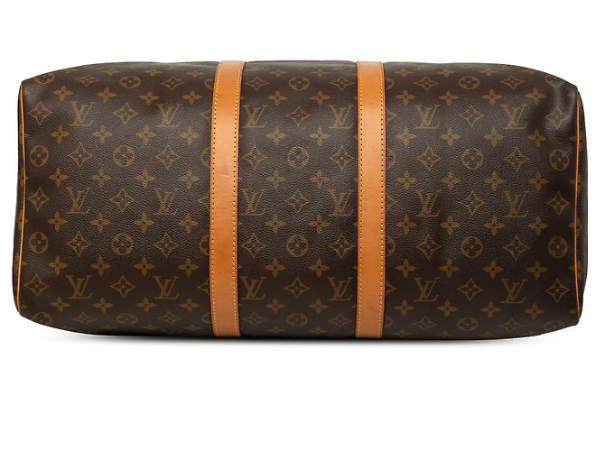 Louis Vuitton Brown Monogram Keepall 50 Marrone - vista 3