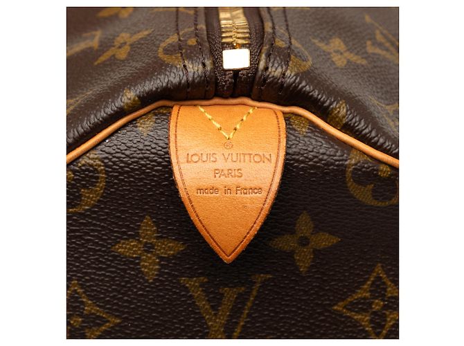 Louis Vuitton Brown Monogram Keepall 50 Marrone - vista 5