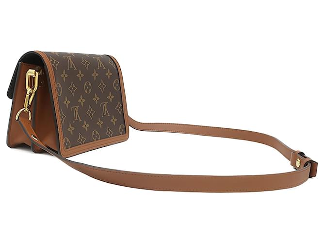 Louis Vuitton Brown Monogram Reverse Mini Dauphine Marrone - vista 2