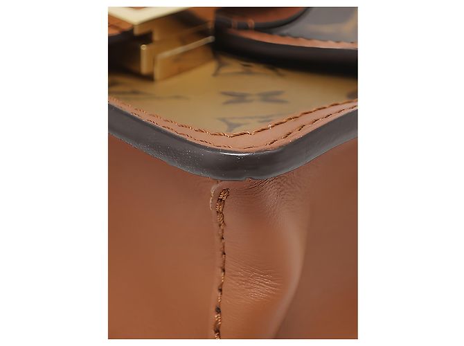 Louis Vuitton Brown Monogram Reverse Mini Dauphine Marrone - vista 7