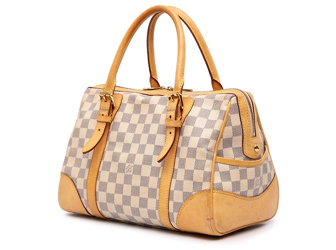 Louis Vuitton White Damier Azur Berkeley Bianco - vista 2