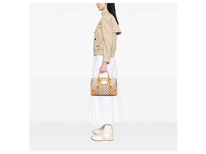 Louis Vuitton White Damier Azur Berkeley Bianco - vista 6