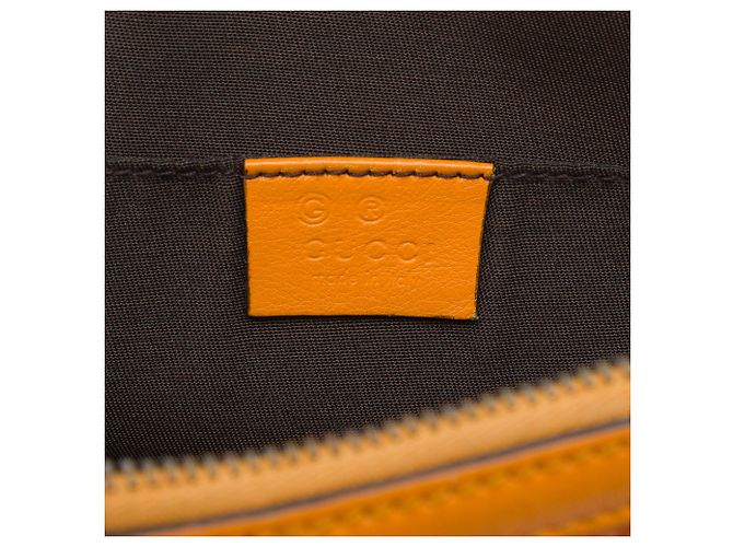 Borsa Dome Mini Microguccissima Gucci Orange Arancione - vista 5