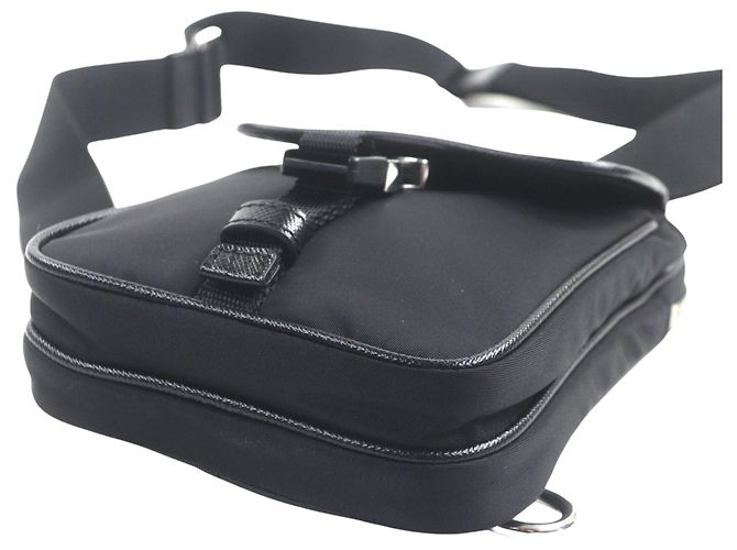 Custodia per smartphone Prada in Re-Nylon e Saffiano nero - vista 12