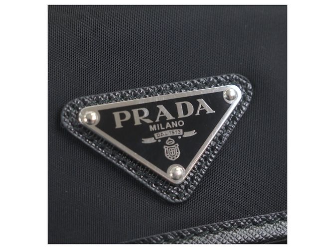 Custodia per smartphone Prada in Re-Nylon e Saffiano nero - vista 7
