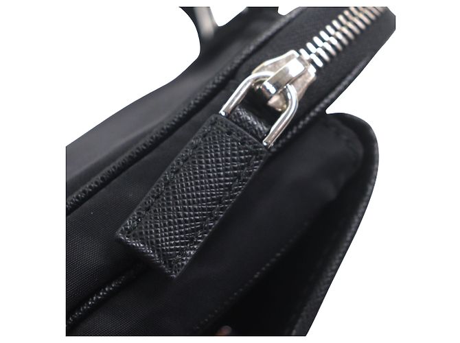 Custodia per smartphone Prada in Re-Nylon e Saffiano nero - vista 8