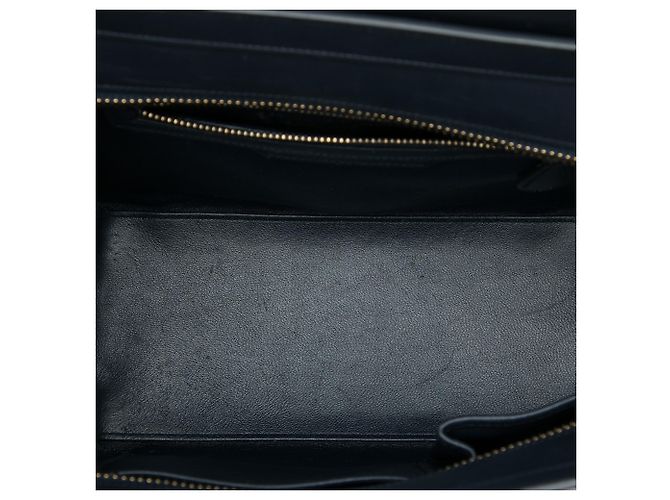Céline Celine Luggage Tote Micro aus tricolor Leder in Orange - Ansicht 4
