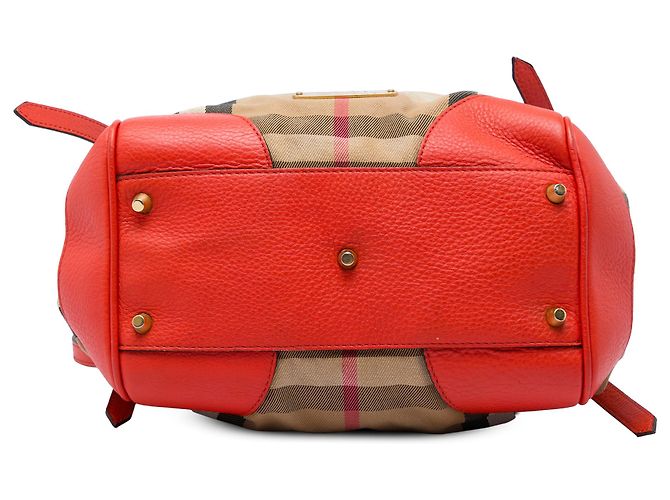Burberry Brown Small House Check Canvas Bridle Canterbury Tote Light brown - view 3