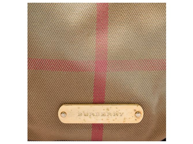 Burberry Brown Small House Check Canvas Bridle Canterbury Tote Light brown - view 5