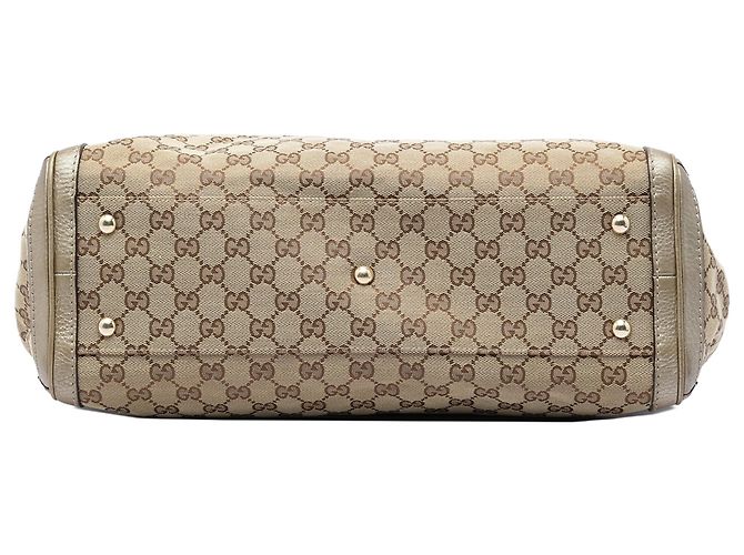 Gucci Bella Tote aus beigem GG Canvas - Ansicht 3