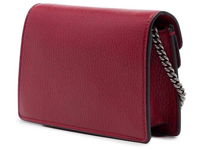 Gucci Mini Dionysus Crossbody in pelle di vitello rossa Rosso - vista 2