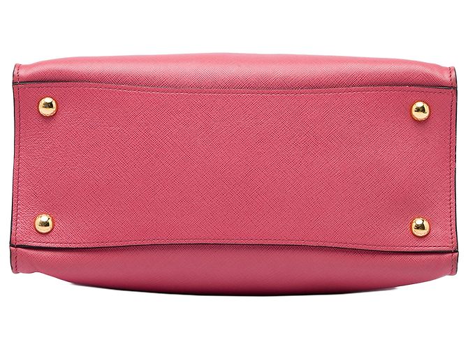 Borsa Tote Prada Pink Saffiano Soft Triple Pocket Rosa - vista 3