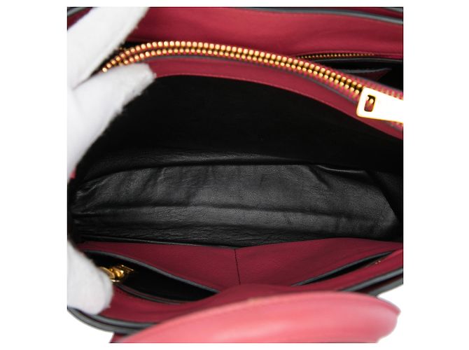 Borsa Tote Prada Pink Saffiano Soft Triple Pocket Rosa - vista 4