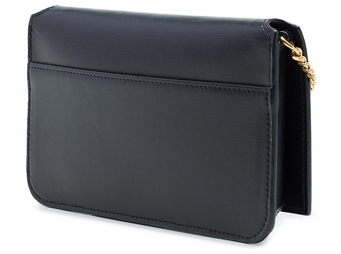 Portafoglio a catena Kate in pelle nera monogram Saint Laurent Nero - vista 2