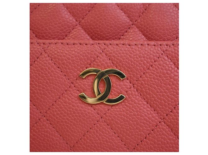 Chanel Small CC gesteppte Caviar Camera Bag in Rosa Pink - Ansicht 5