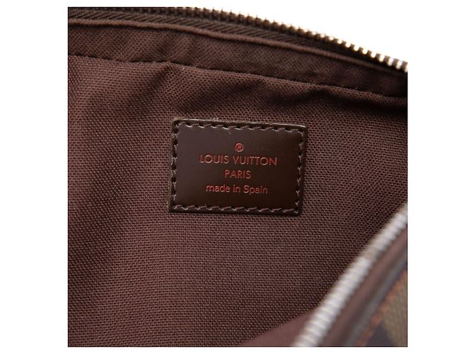 Louis Vuitton Brown Damier Ebene Geronimos Marrone - vista 5