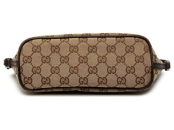 Gucci Beige GG Canvas Boat - vista 3