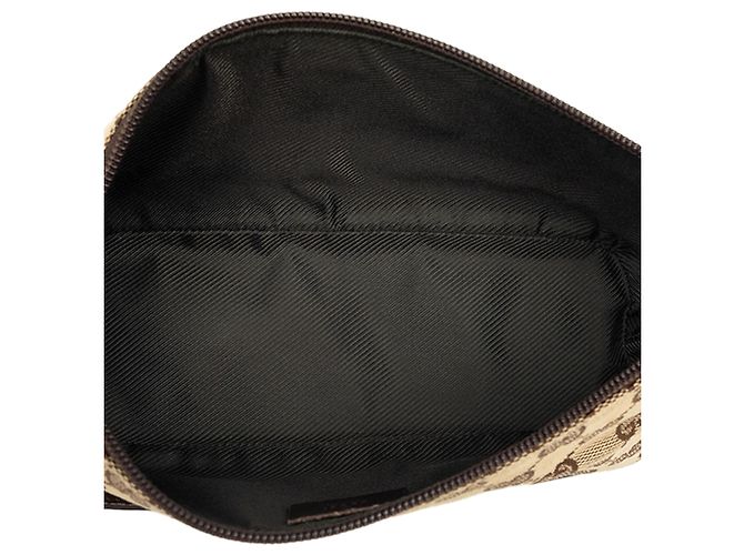 Gucci Beige GG Canvas Boat - vista 4