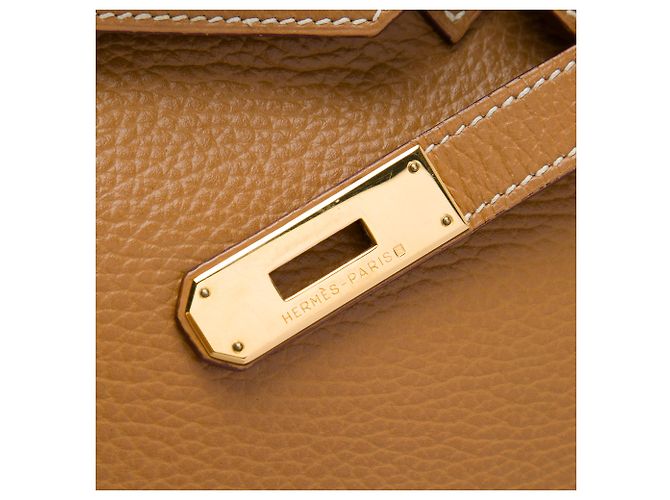 Hermès Brown Togo Birkin Retourne 35 Marrone Cammello - vista 5