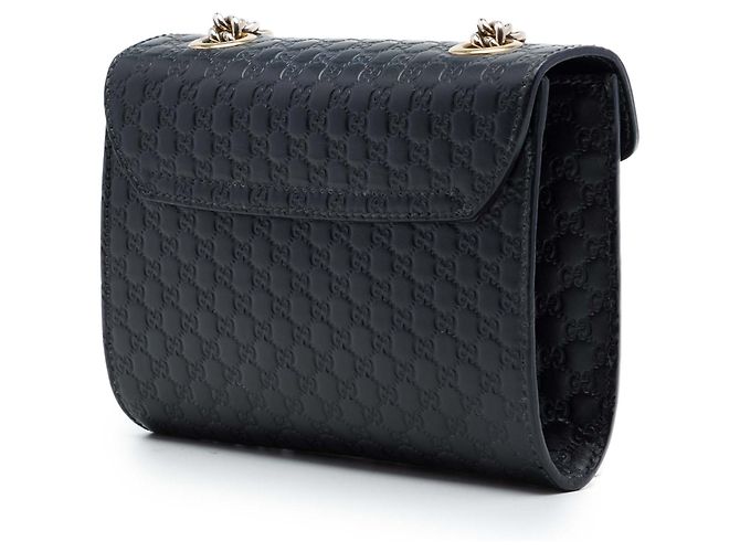 Gucci Mini Microguccissima Emily Crossbody Schwarz - Ansicht 2