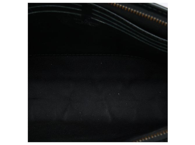 Louis Vuitton Black Monogram Eclipse Pochette Voyage MM Nero - vista 4