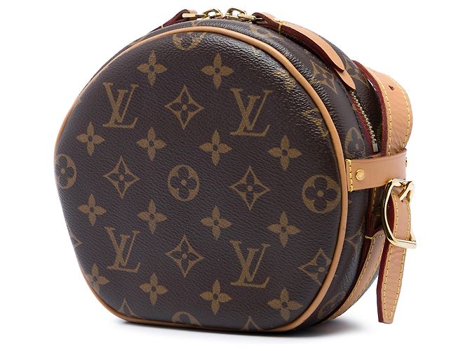 Louis Vuitton Brown Monogram Boite Chapeau Souple PM Marrone - vista 2