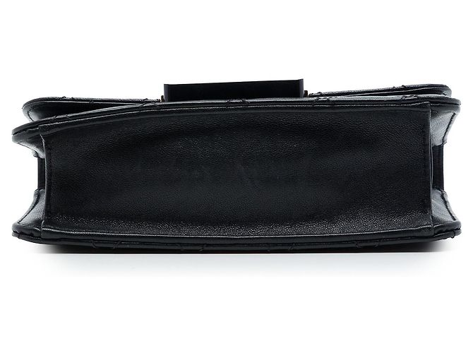 Chanel Black Mini Sheepskin Beauty Lock Flap Nero - vista 3